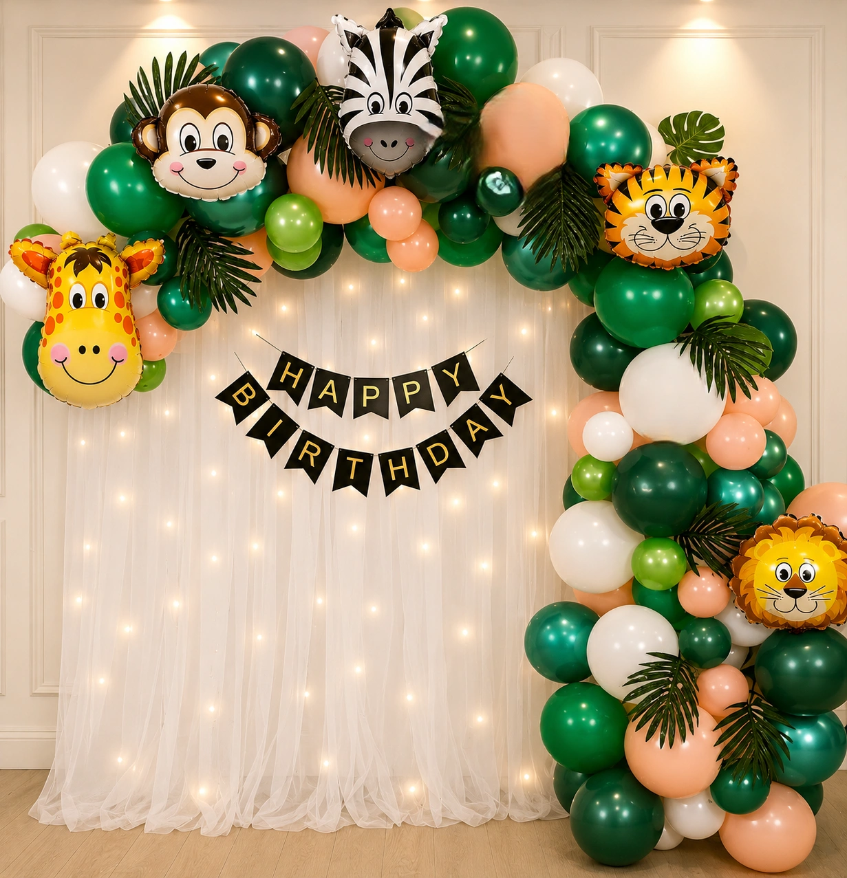 Jungle Theme Balloon Decoration