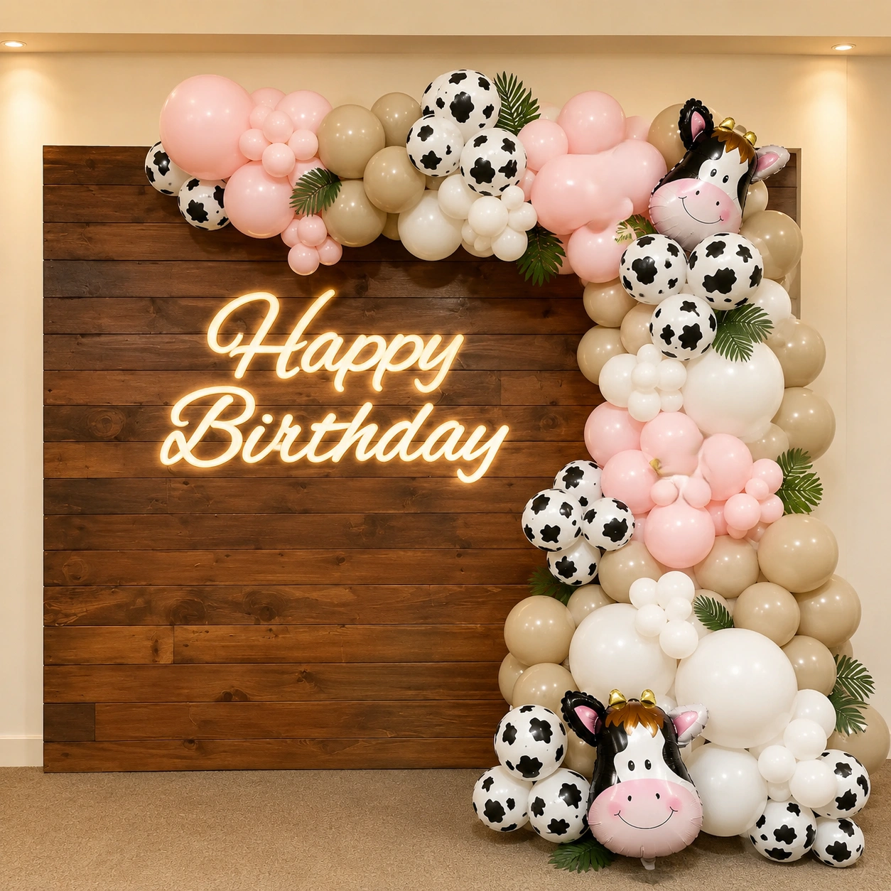 Moomoo Theme Birthday Decoration