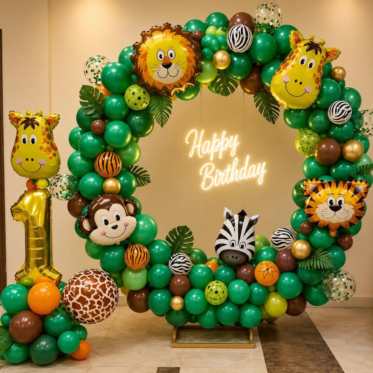 Jungle Theme Ring Decoration