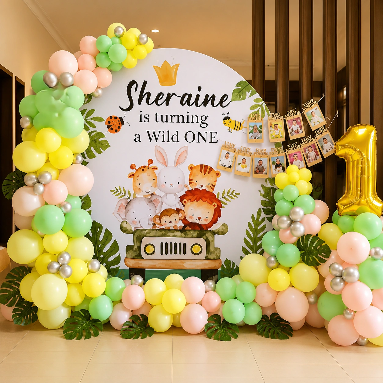 Animal Theme Birthday Decoration