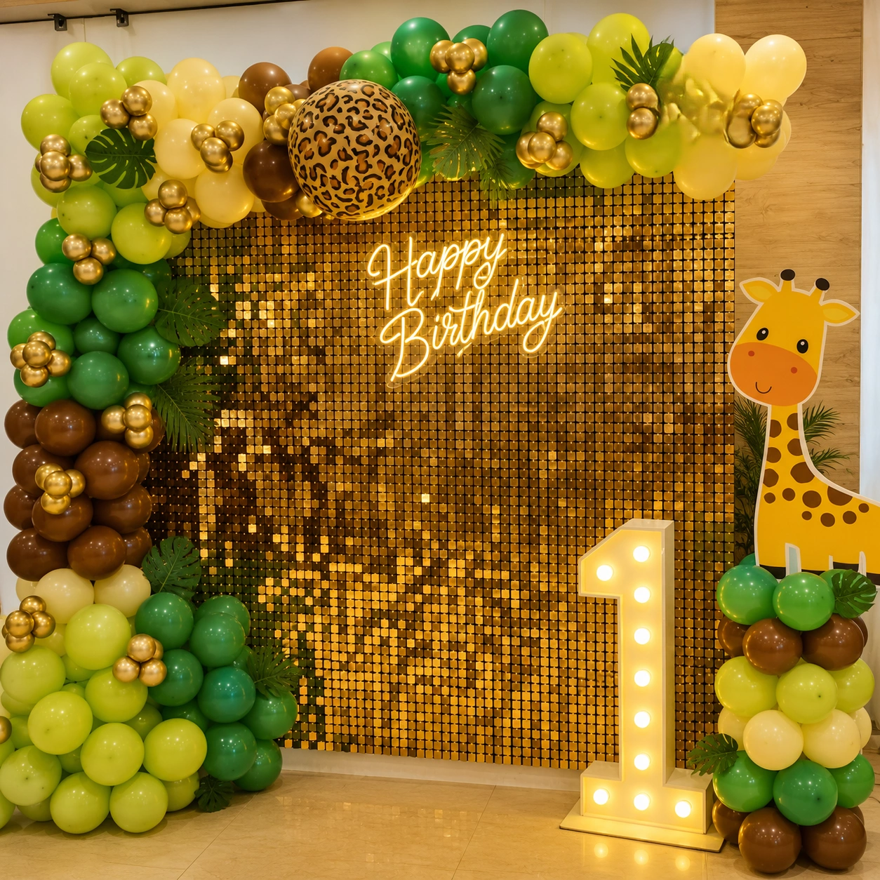 Jungle Theme Setup for Birthday