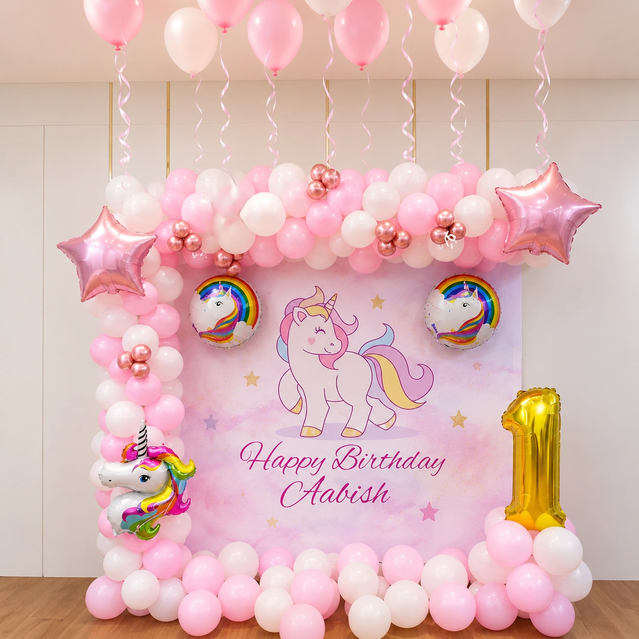 Unicorn Backdrop Decoration