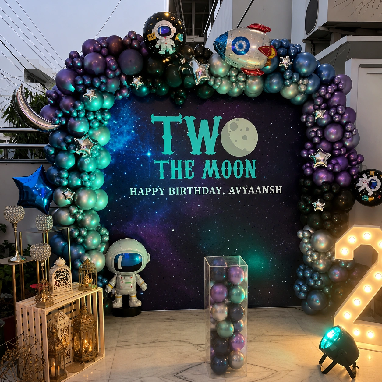 Space Theme Stage Decoration