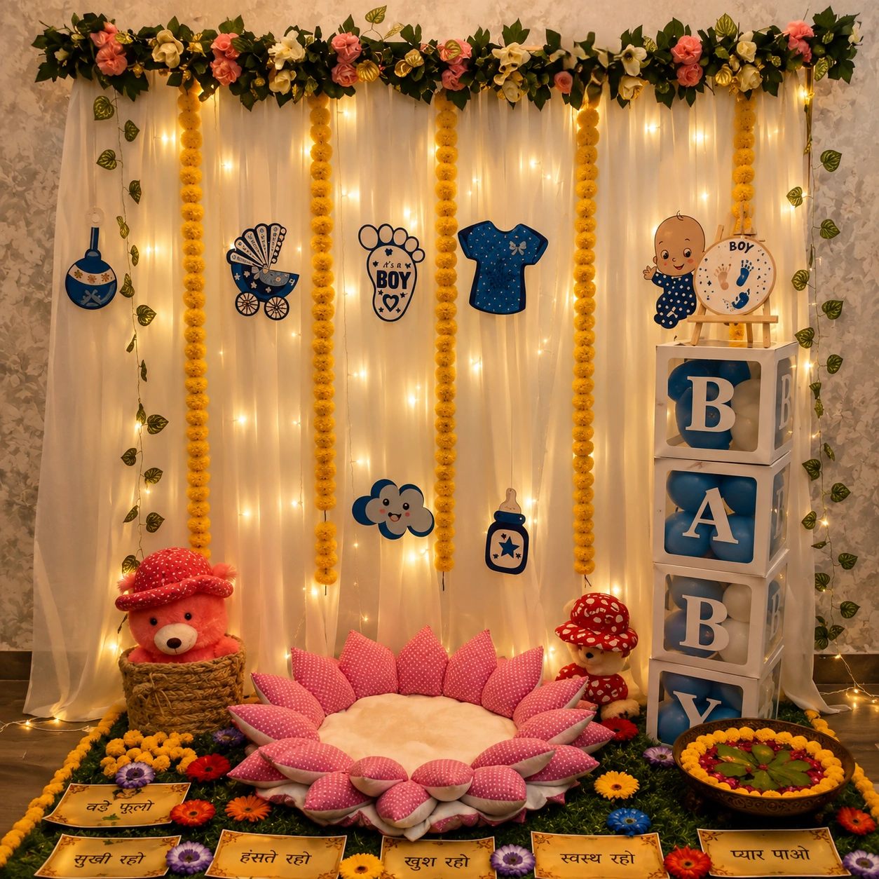 Flower Cradle Decoration