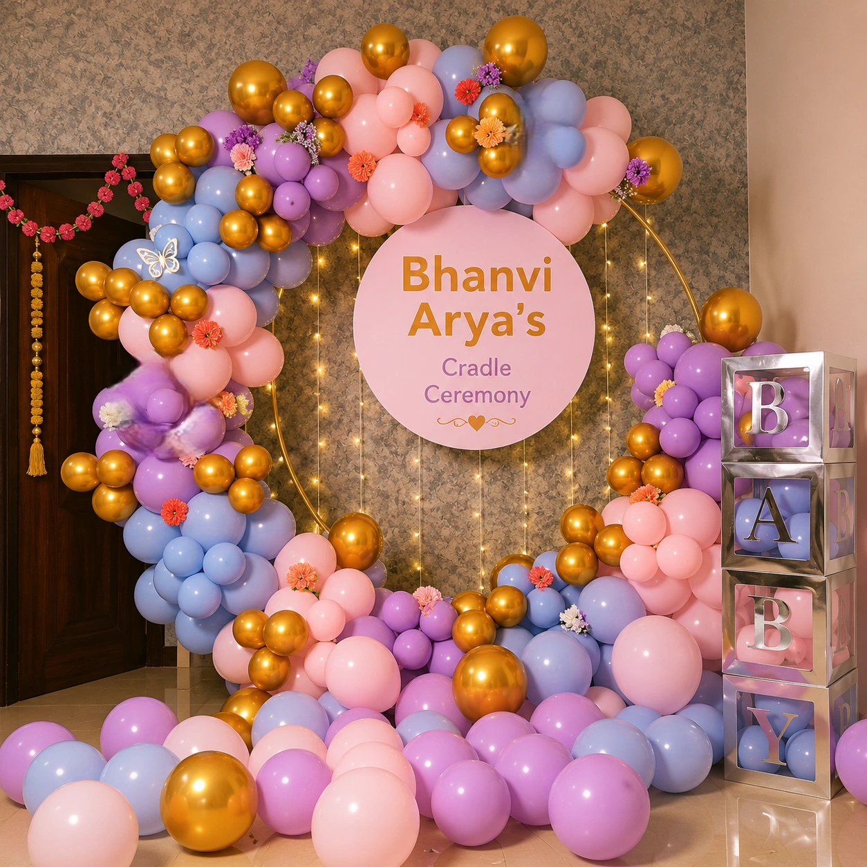 Cradle Ceremony Decoration