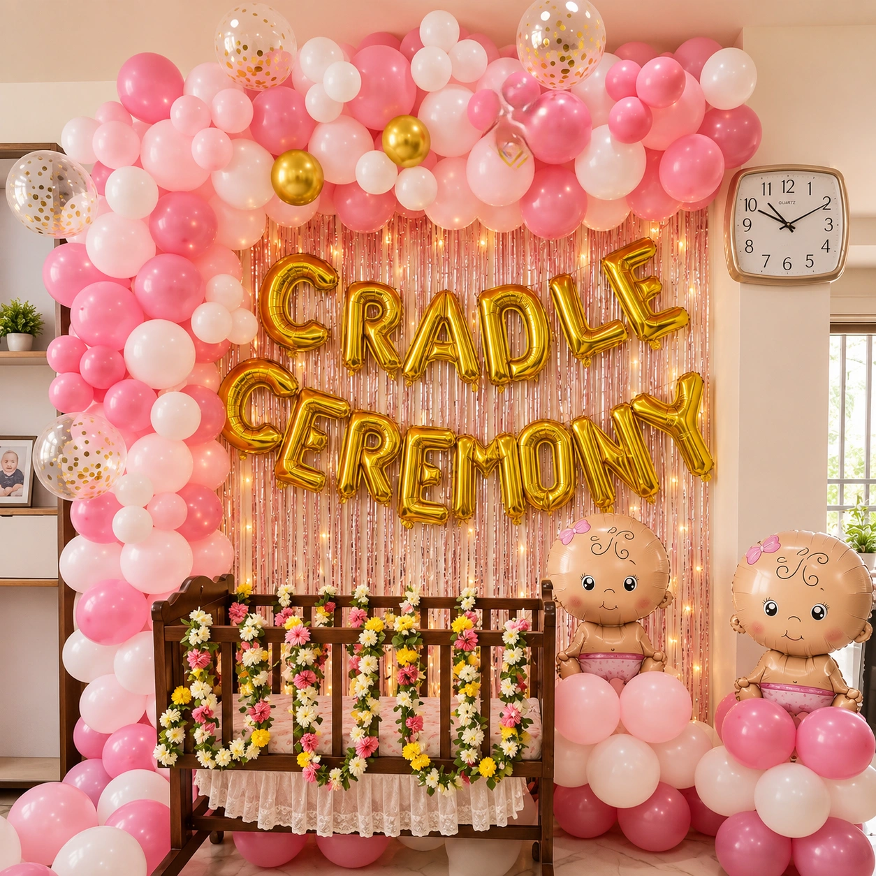 Cradle Balloon Decoration