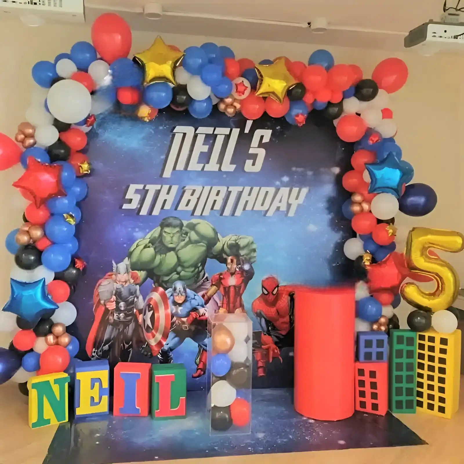 Avenger Theme Customized Decoration