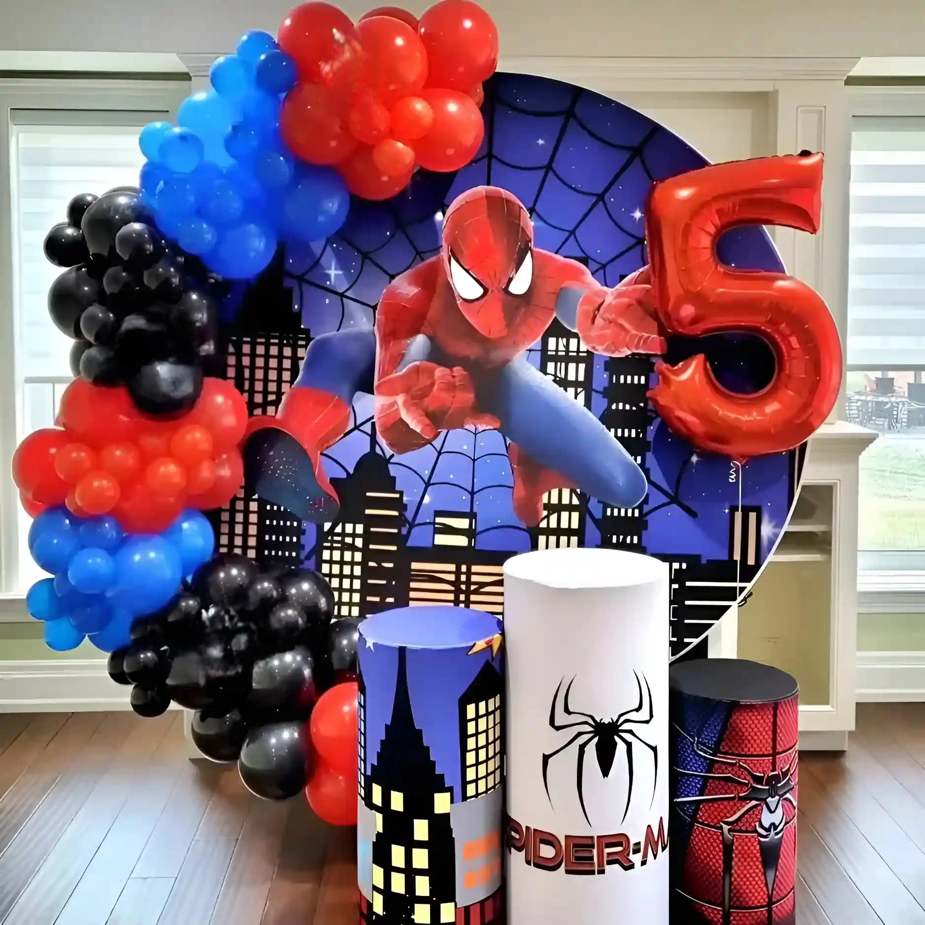 Spiderman Backdrop Decoration