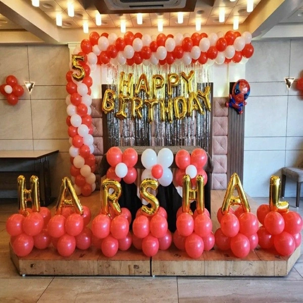 Simple Spiderman Theme Decoration