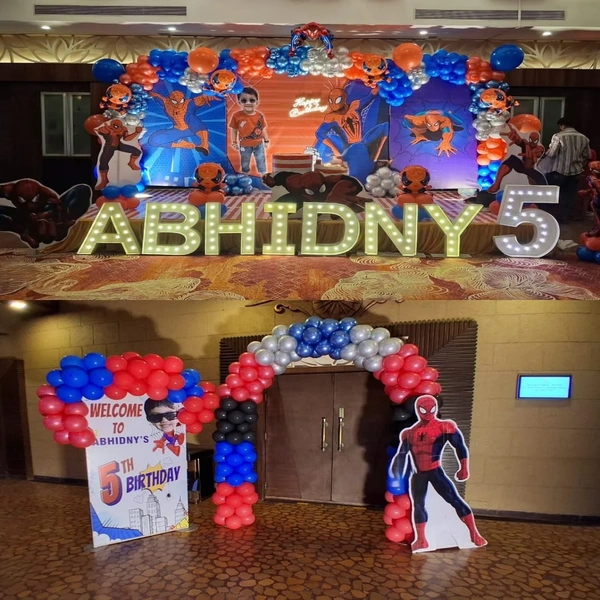 Marvel Spider-Man Birthday Decoration