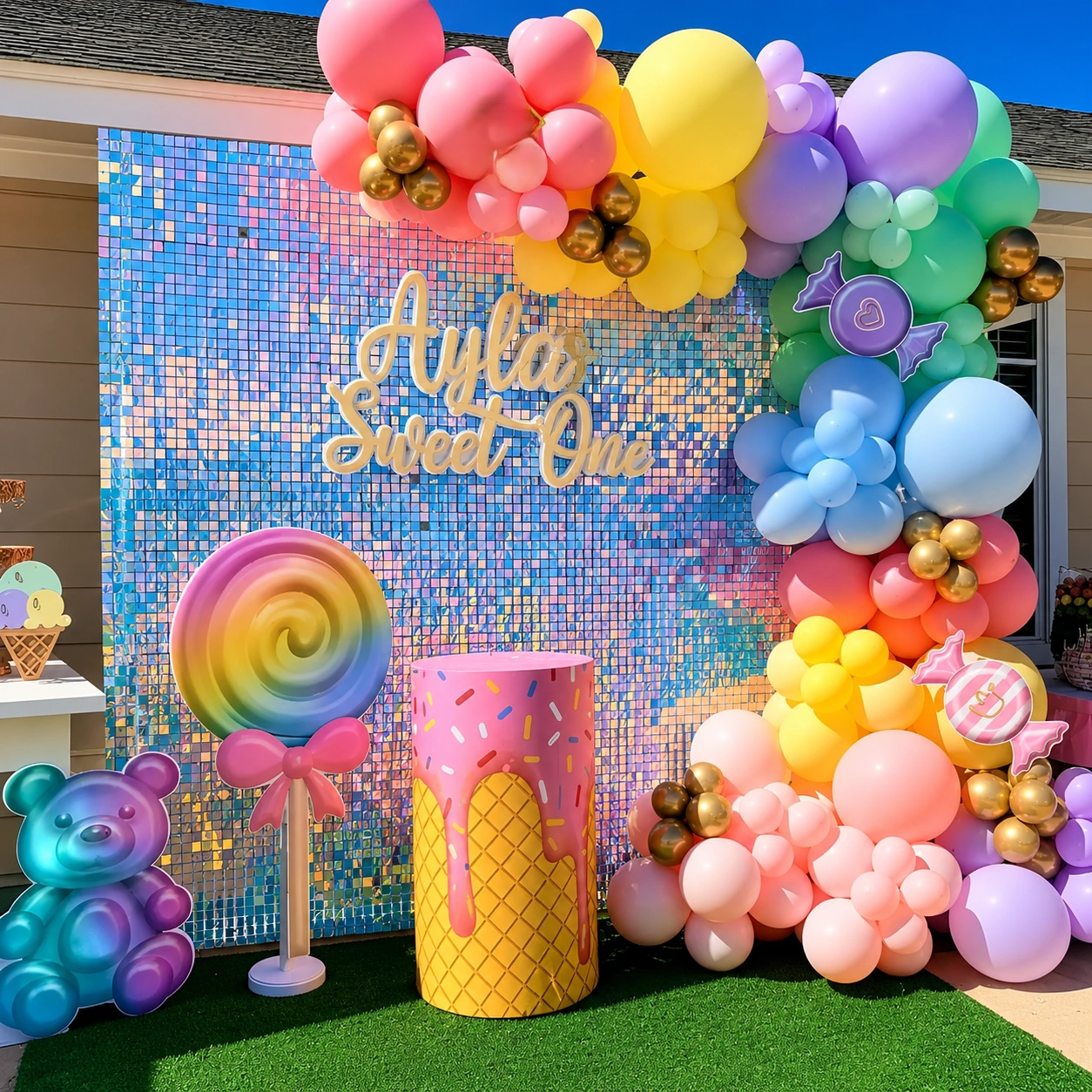 Candy Theme Stage Decoration