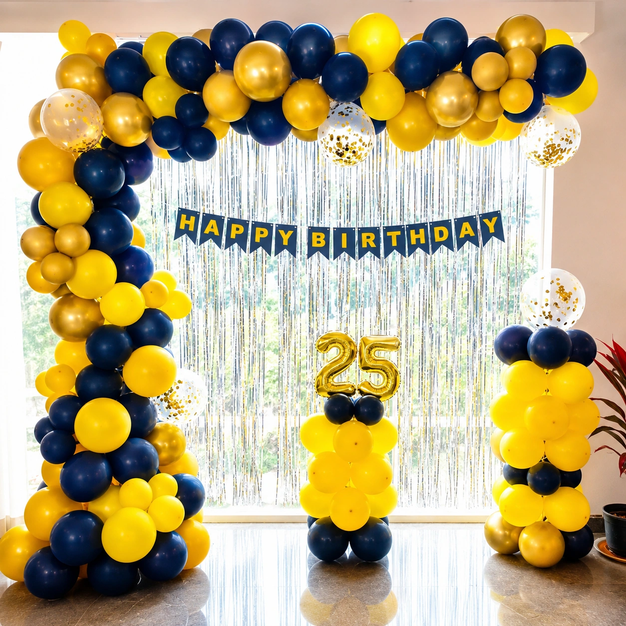 Balloon Decoration on Wall