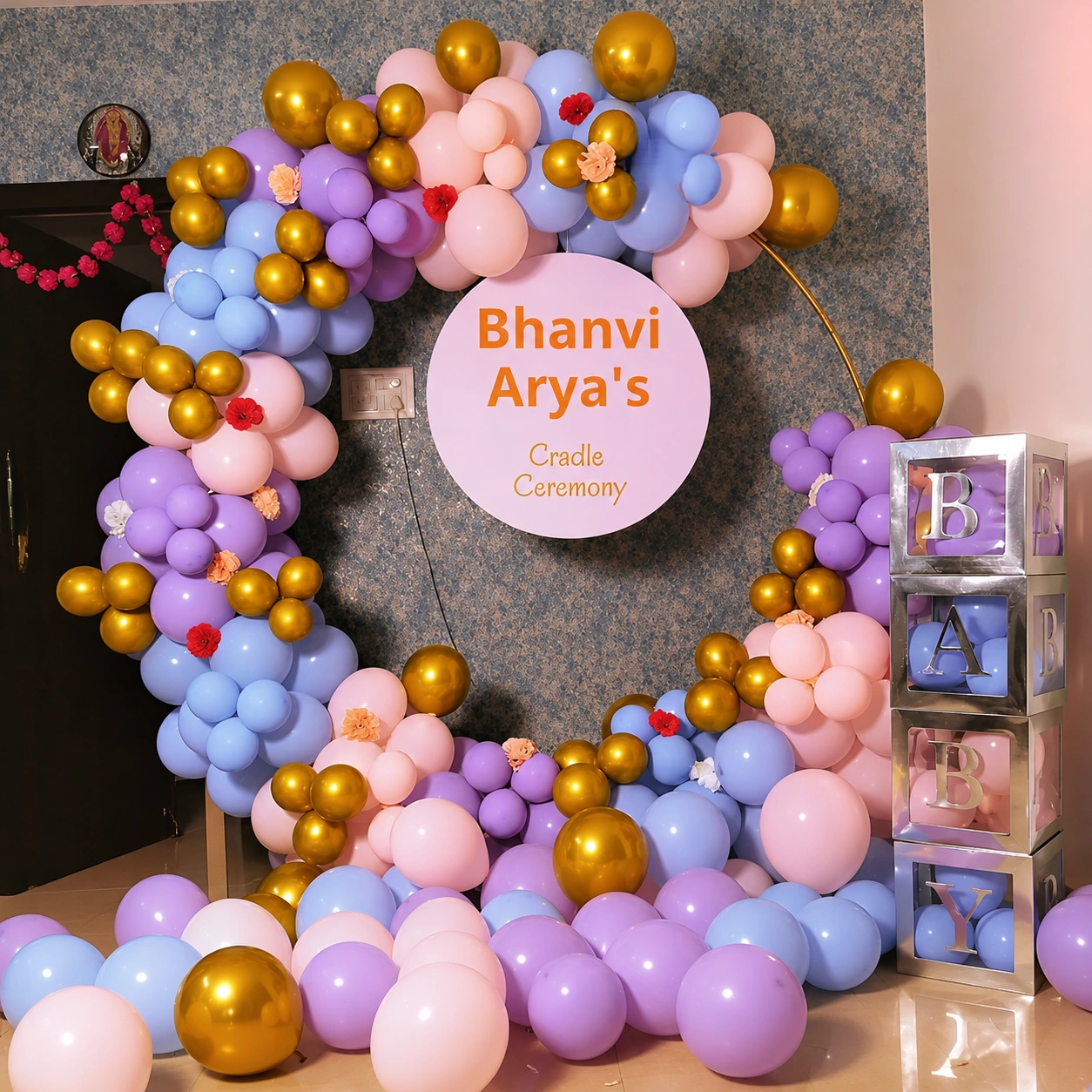 Cradle Ceremony Ring Decoration