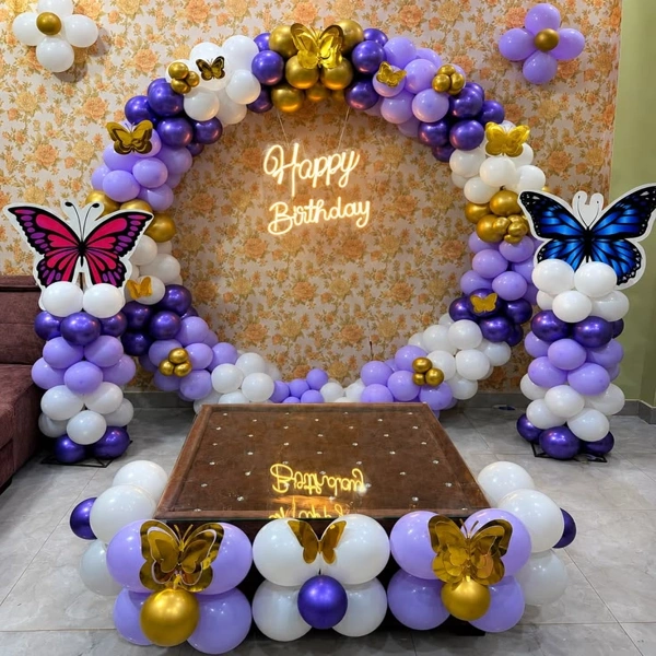 Royal Butterfly Balloon Ring
