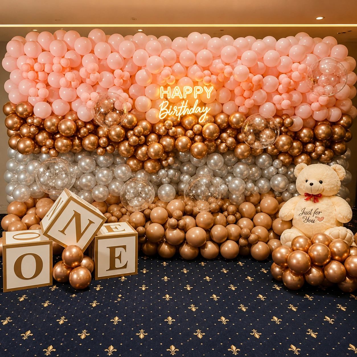 Teddy Bear Balloon Birthday Decoration