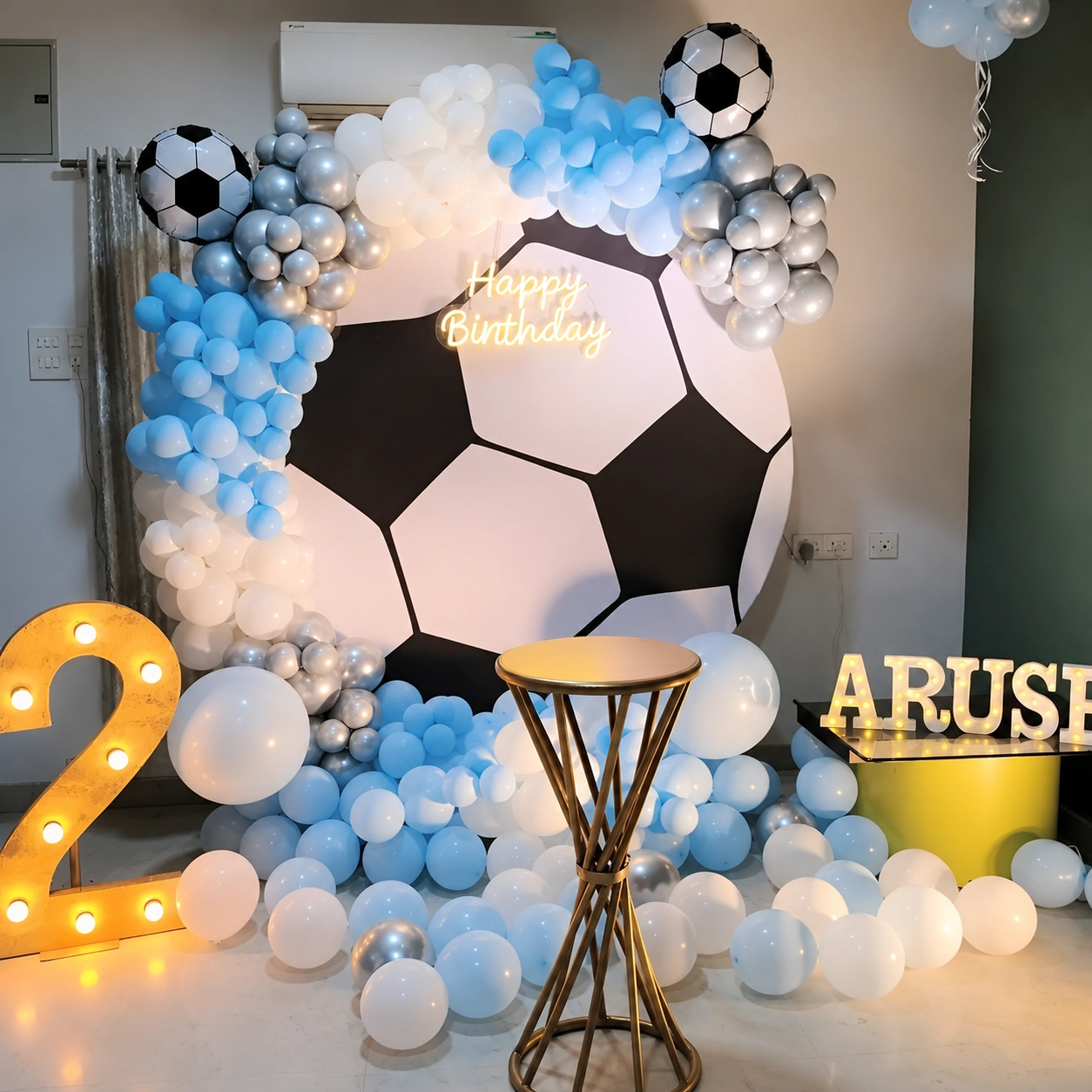 Football Birthday Theme Decoration