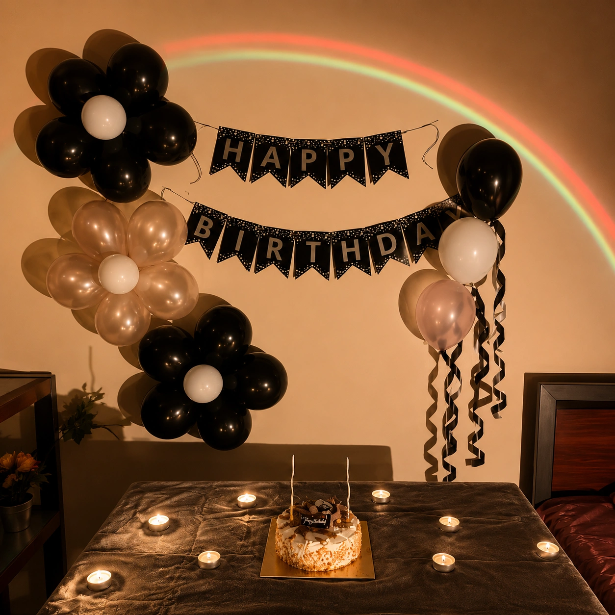Midnight Glam Birthday Décor